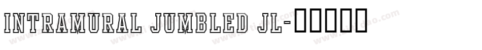 Intramural Jumbled JL字体转换